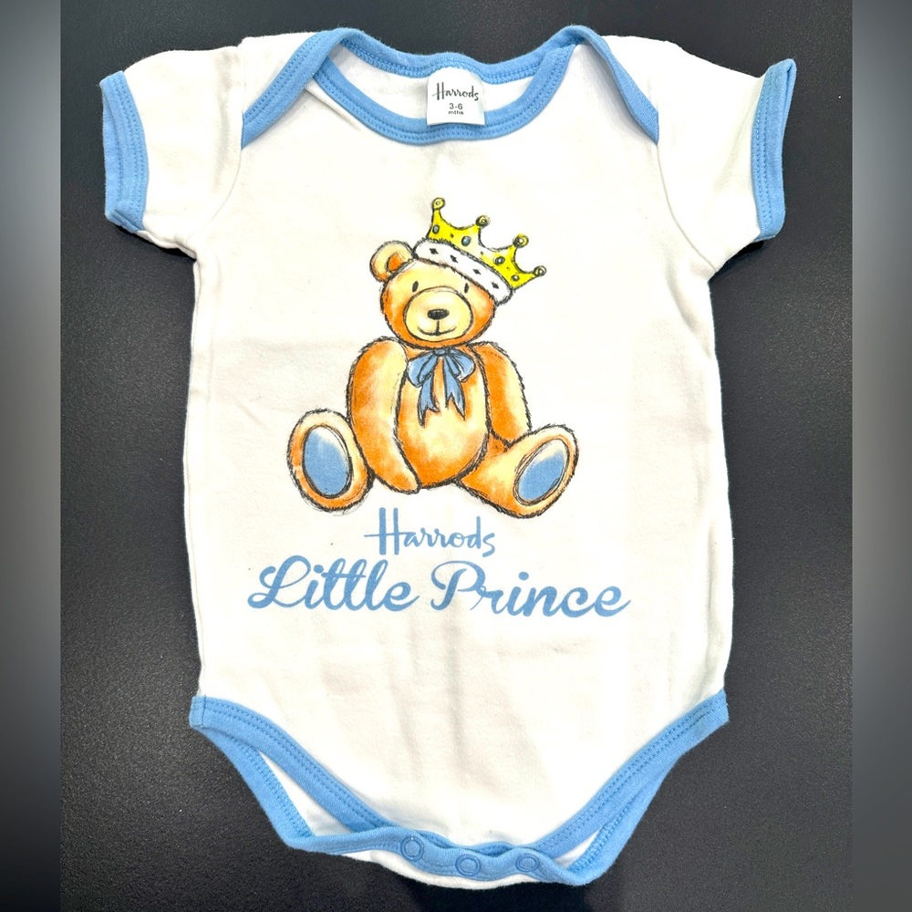 Harrods baby onesie - UK brand.
